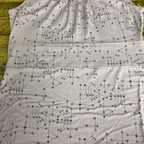 Horny Toad Lyra Dress Global Pursuit Abstract Geometric Sz MED Organic Cotton - Picture 4 of 8